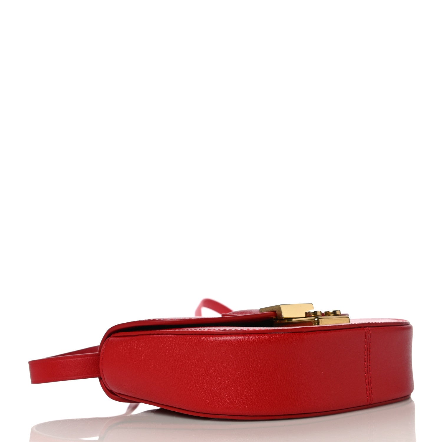 3.1 Phillip Lim Calfskin Mini Pashli Saddle Belt Bag Red 4 of 10
