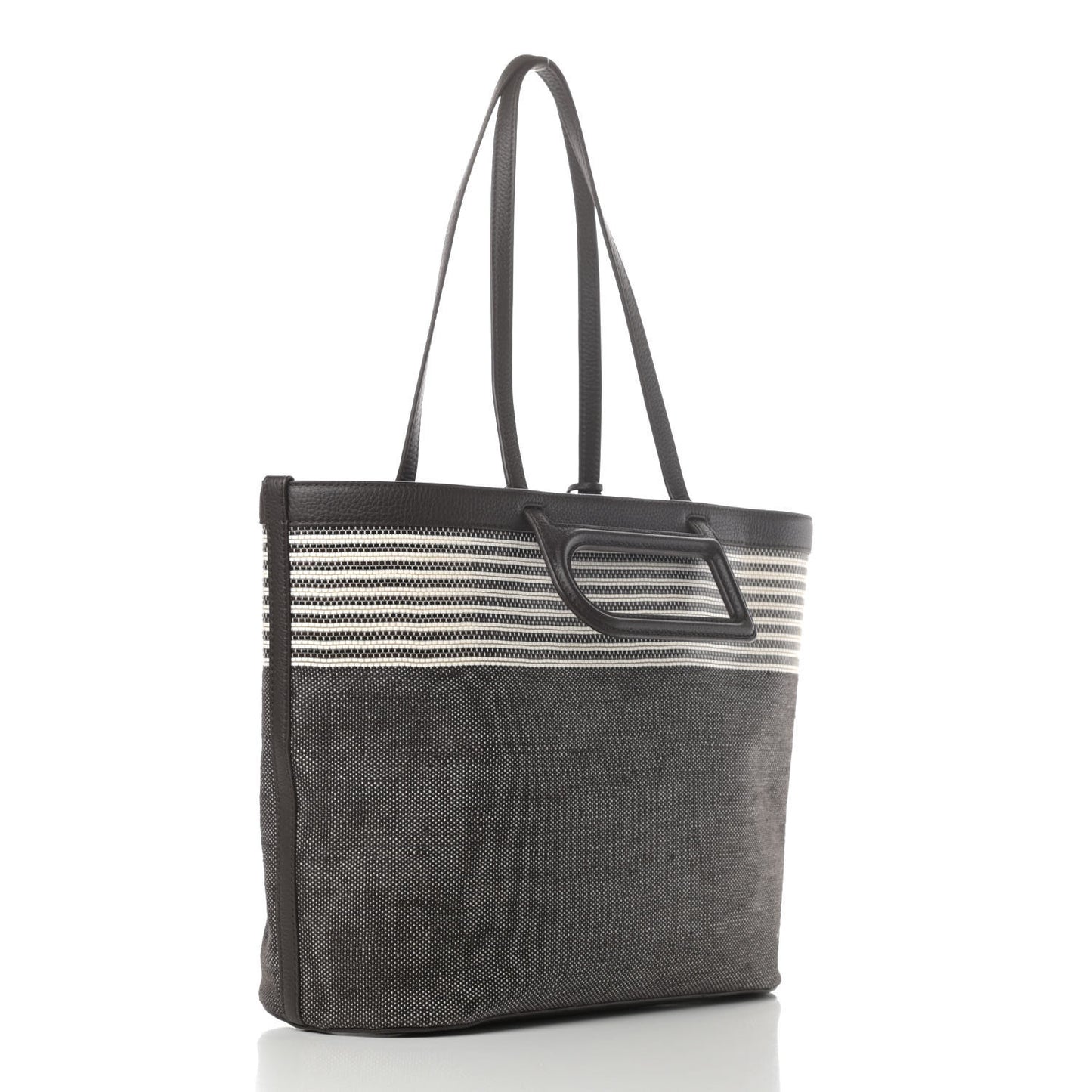 Canvas D to D Tote MM Brown