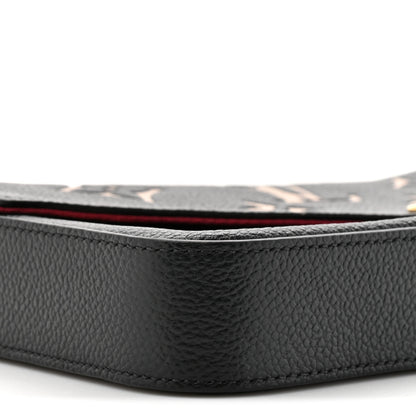 Louis Vuitton Empreinte Monogram Giant Felicie Pochette Black Beige 9 of 10