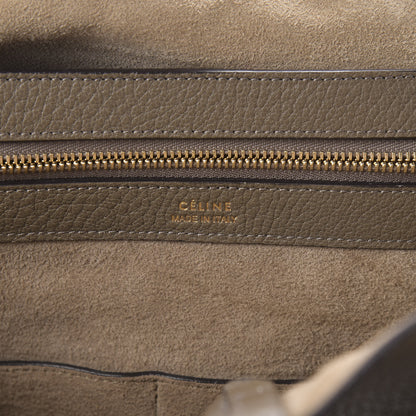 Celine Soft Grained Calfskin Medium Belt Cabas Phantom Souris 6 of 14