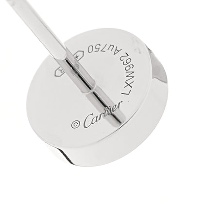 Cartier 18K White Gold LOVE Earrings 4 of 5