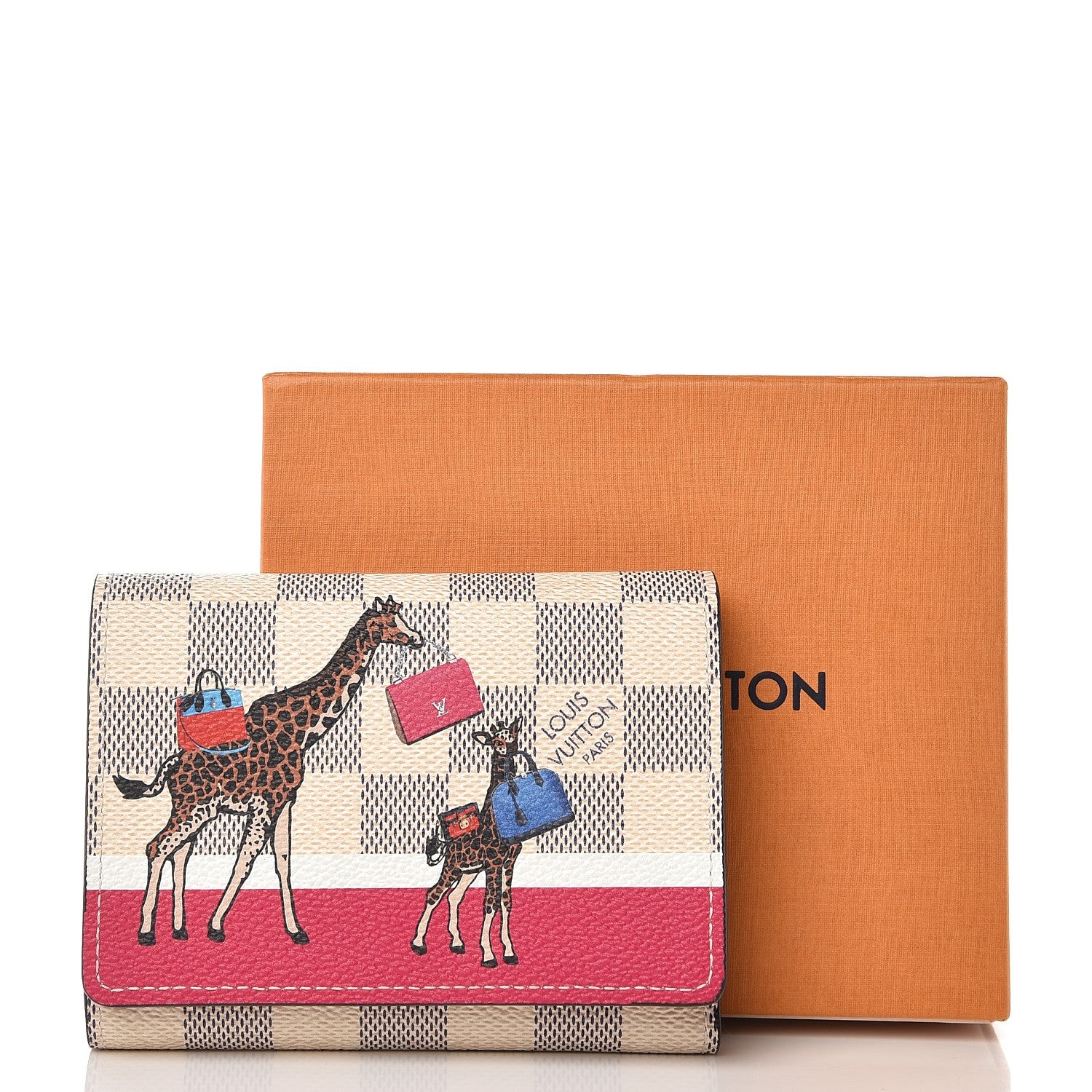 Louis Vuitton Damier Azur 2017 Christmas Animation Victorine Wallet 7 of 7