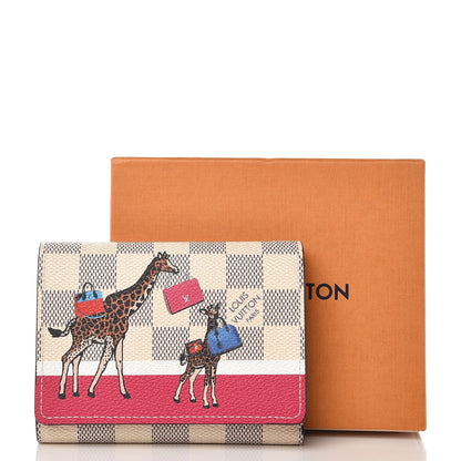 Louis Vuitton Damier Azur 2017 Christmas Animation Victorine Wallet 7 of 7