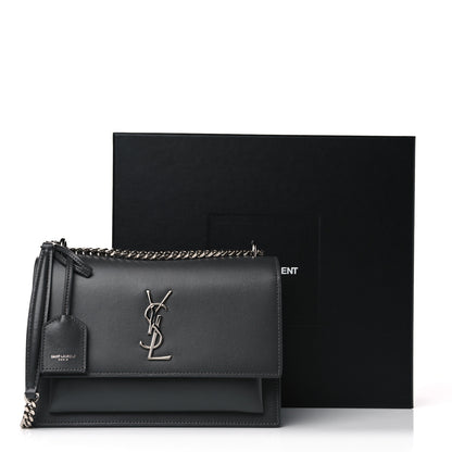 Saint Laurent Calfskin Medium Monogram Sunset Storm 20 of 24