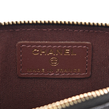 Chanel Caviar Quilted Classic Flat Wallet Pouch Black 6 of 8