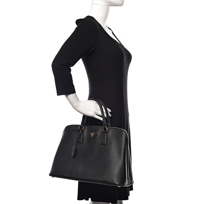Prada Saffiano Lux Large Promenade Tote Black 3 of 17