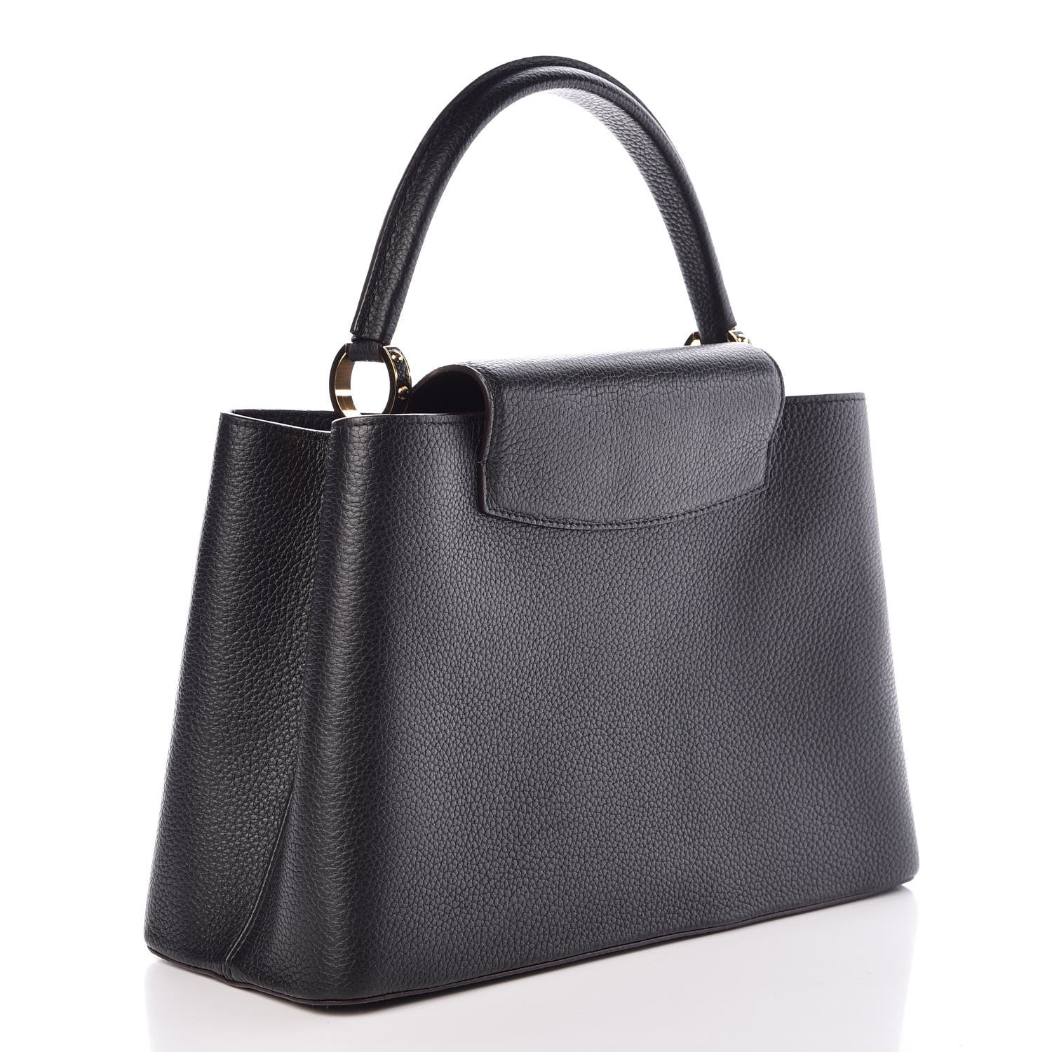 Louis Vuitton Taurillon Capucines MM Cobalt Fuchsia 2 of 11