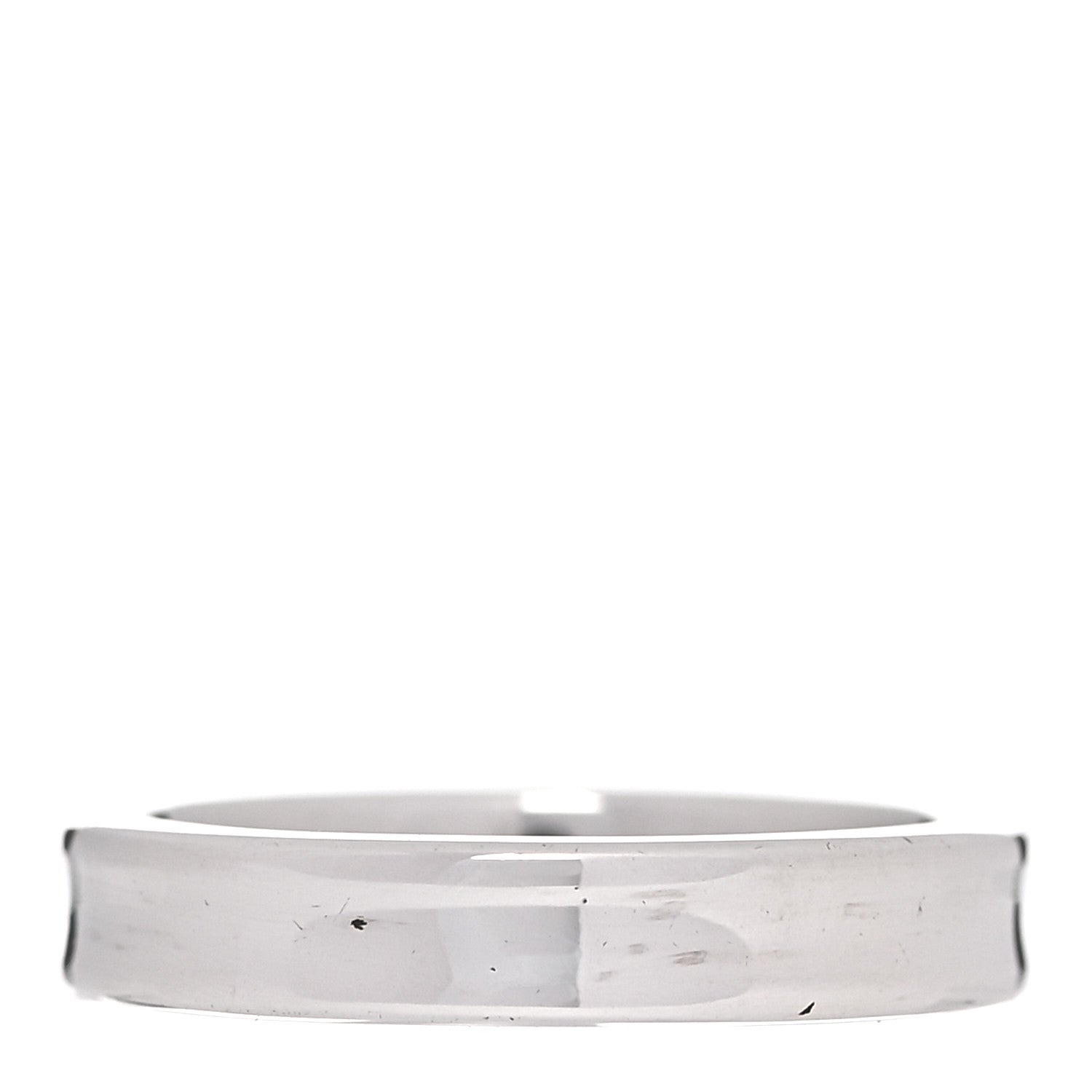 Tiffany Sterling Silver Narrow 1837 Band Ring 52 6 3 of 4