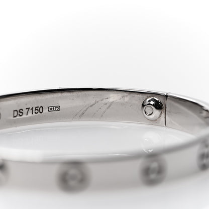 Cartier 18K White Gold LOVE Bracelet 16 8 of 8