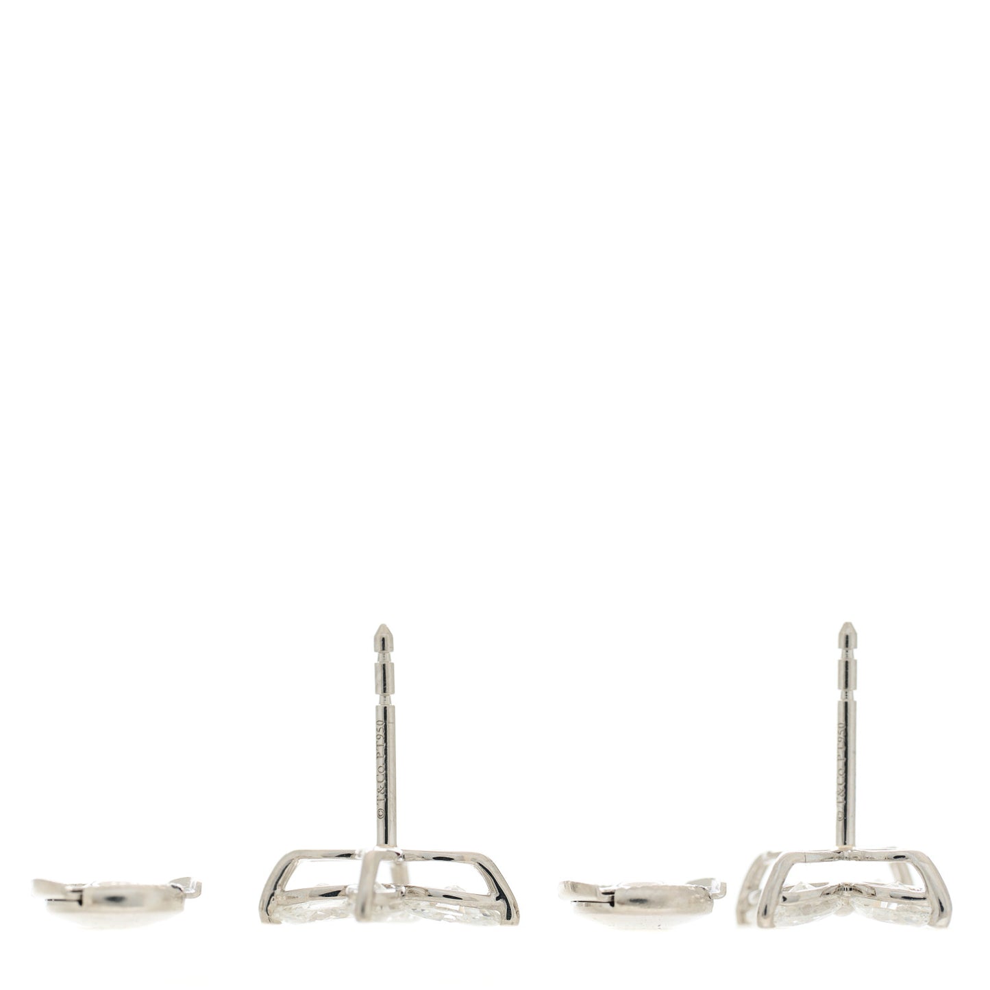Platinum Diamond Large Victoria Earrings