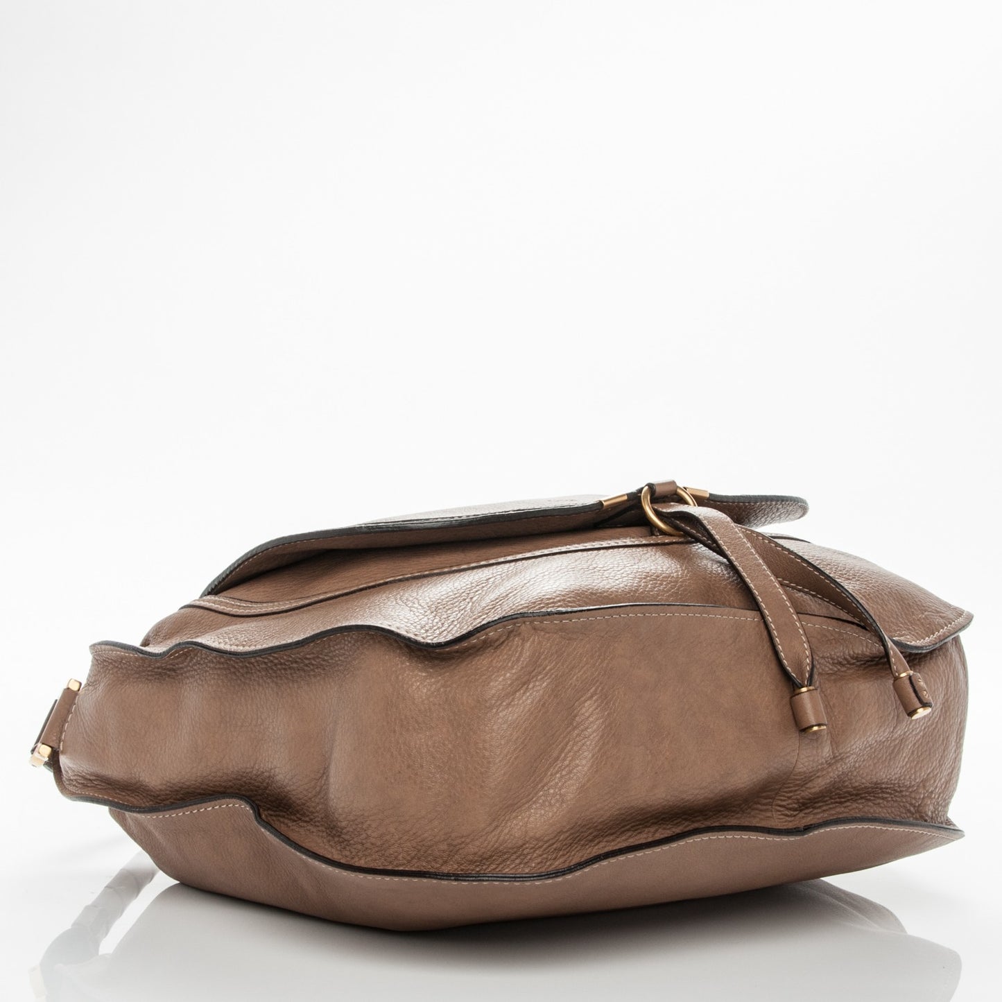 Calfskin Large Marcie Hobo Nut