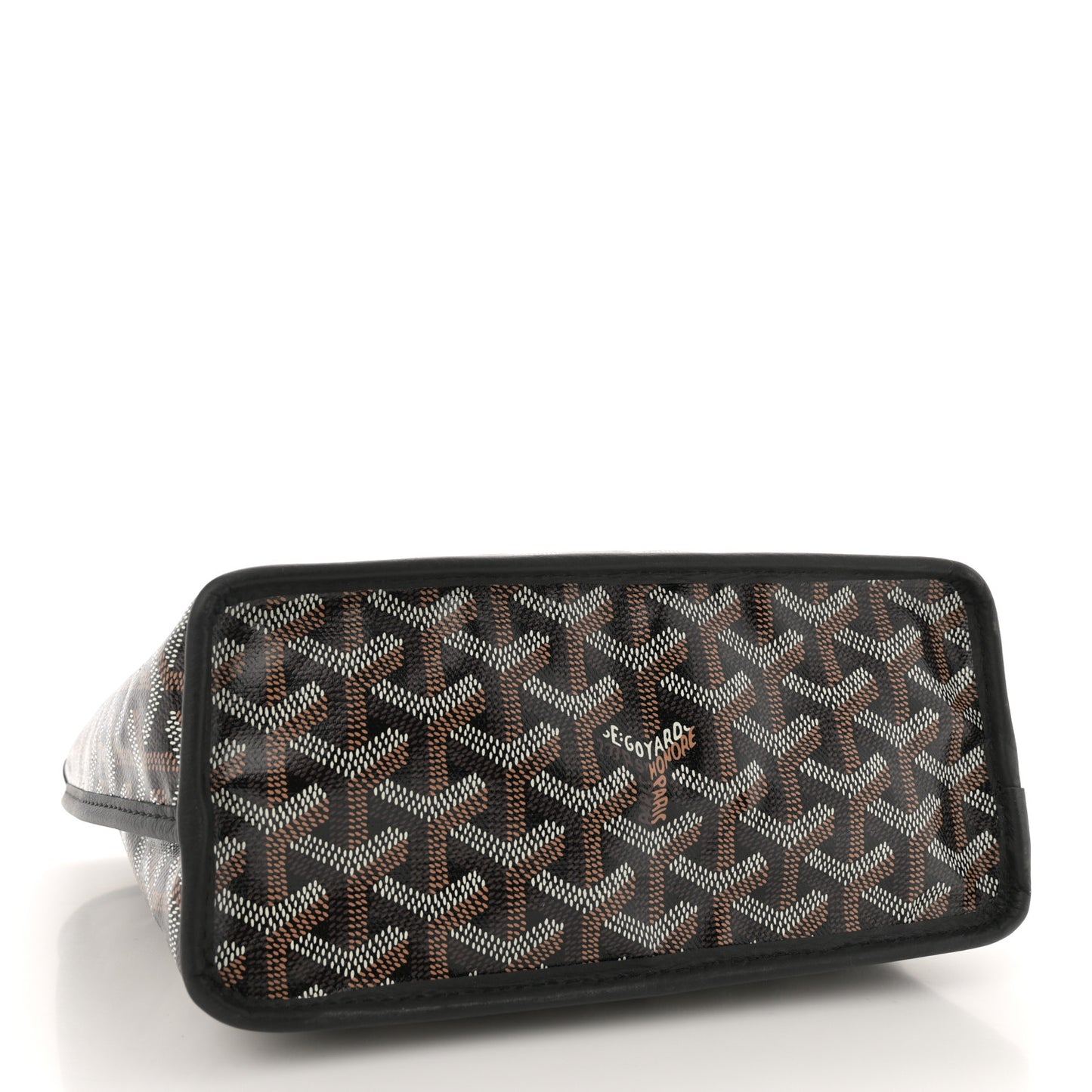Goyardine Reversible Mini Anjou Black