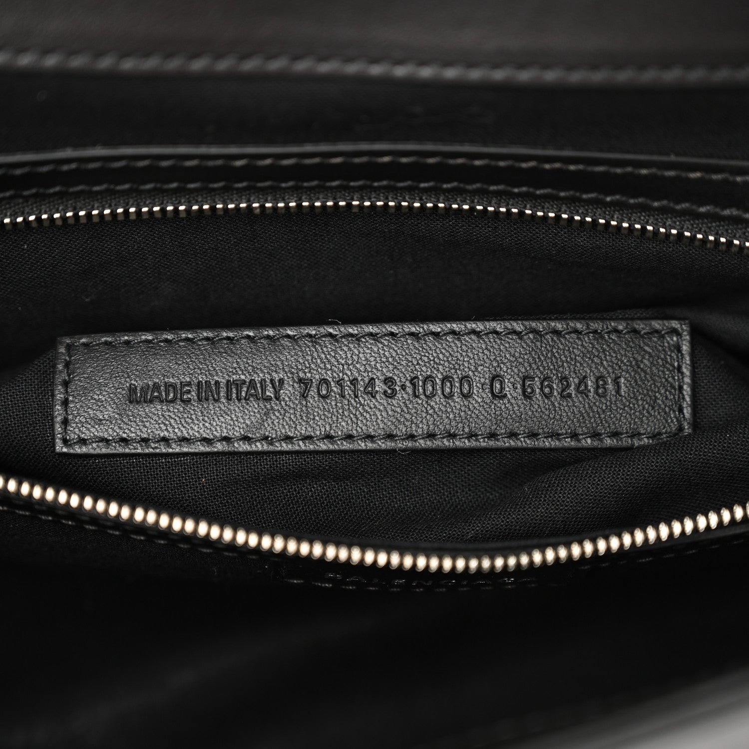 Balenciaga Smooth Calfskin Large Lindsay Shoulder Bag Black 7 of 11