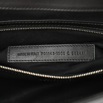 Balenciaga Smooth Calfskin Large Lindsay Shoulder Bag Black 7 of 11