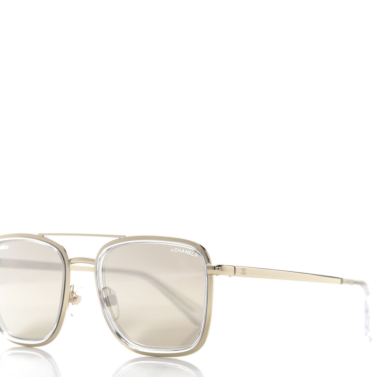 Metal Pilot Sunglasses 4241 Gold
