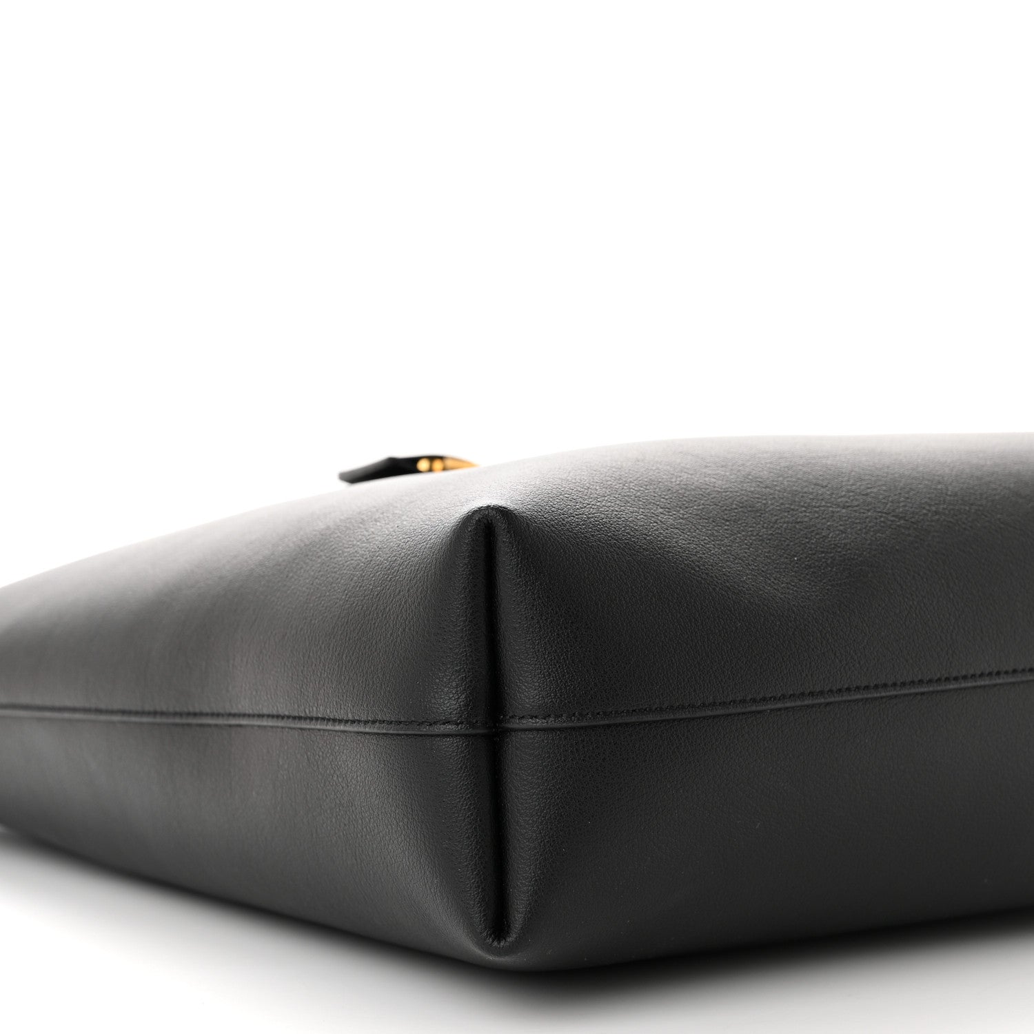 Saint Laurent Calfskin North-South Shopping Tote Black 10 of 14