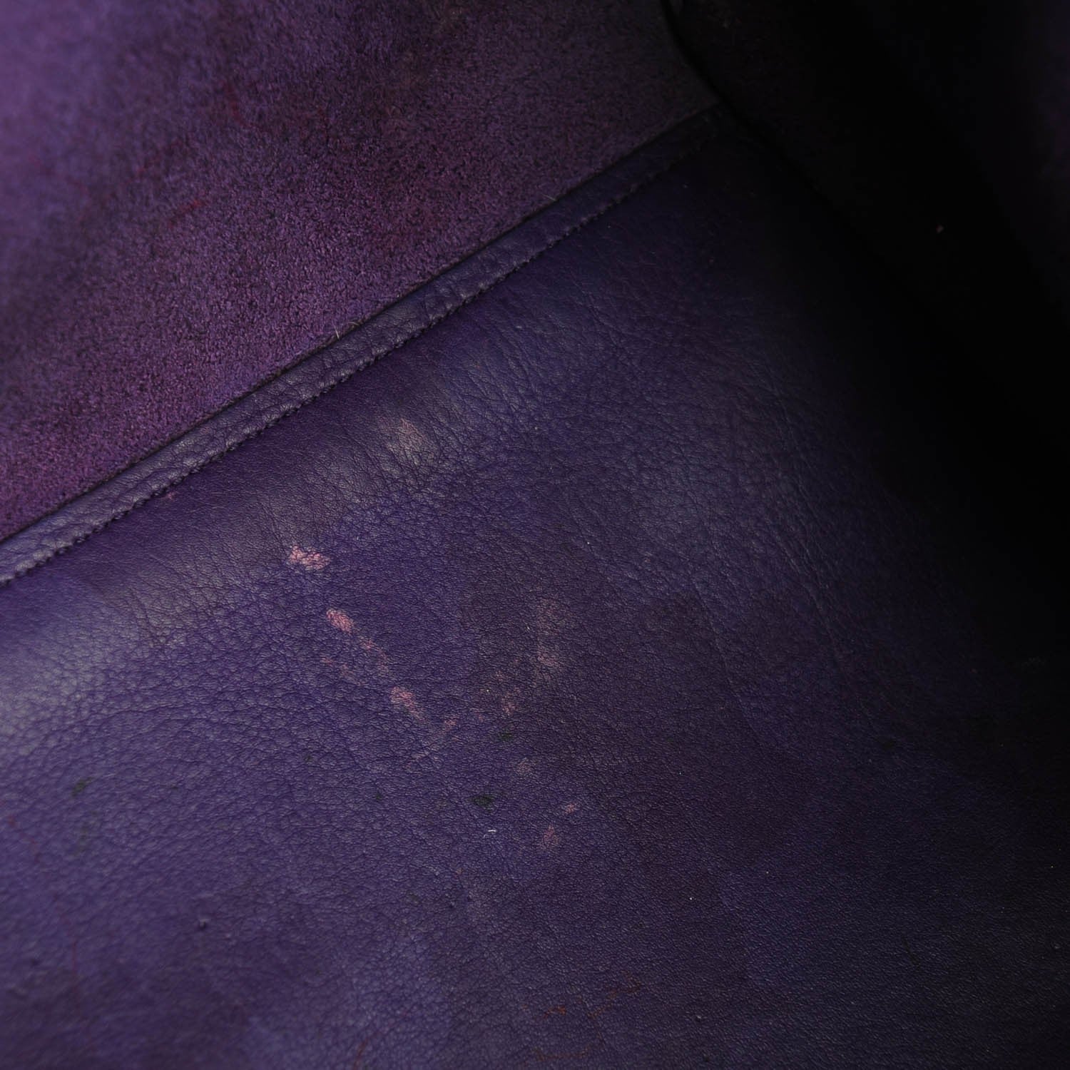 Saint Laurent Calfskin Medium Classic Y Cabas Purple 12 of 13