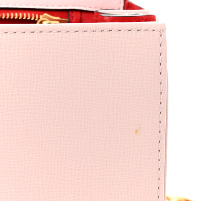 Valentino Garavani Grainy Calfskin VLogo Stud Sign Shoulder Bag Rose Quartz 11 of 11