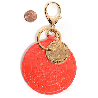 Louis Vuitton Vernis Trunks and Bags Bag Charm Orange Sunset 2 of 6