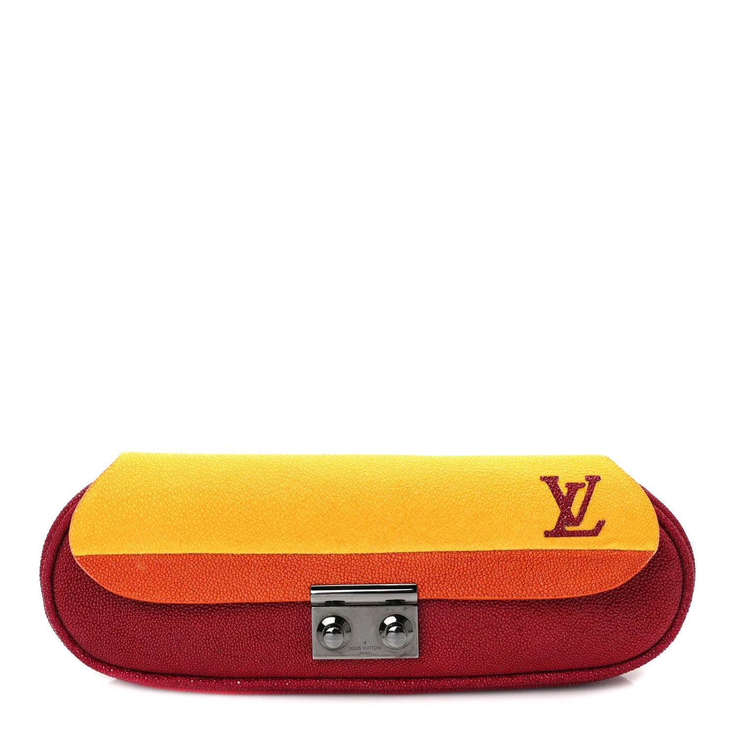 Louis Vuitton Galuchat Maestria Clutch Fuchsia 1 of 7