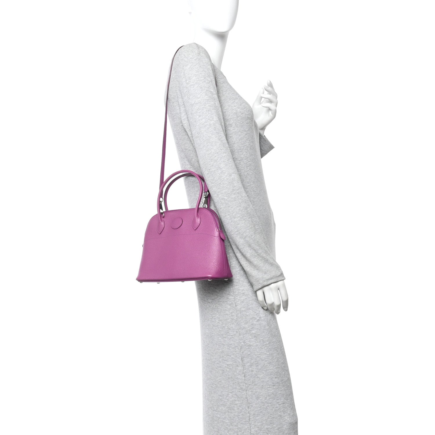 Hermes Chevre Mysore Bolide 27 Cyclamen 2 of 10
