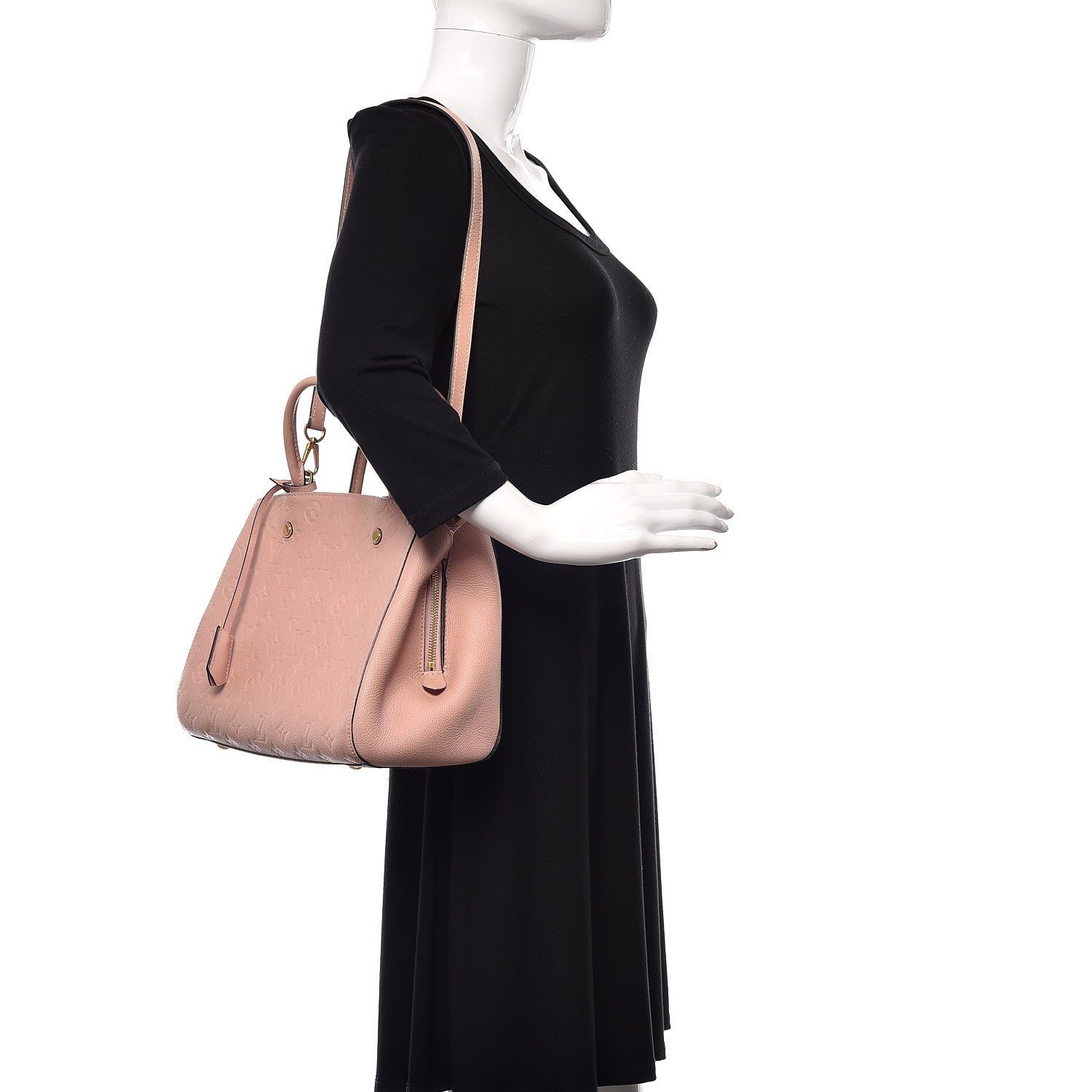 Louis Vuitton Empreinte Montaigne MM Rose Ballerine 2 of 13