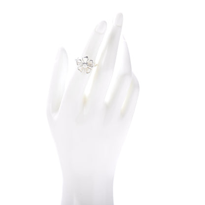 Tiffany Sterling Silver Open Flower Ring 49 5 2 of 5