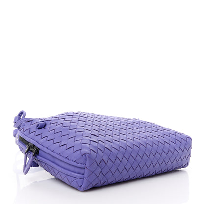 Bottega Veneta Nappa Intrecciato Nodini Crossbody Messenger Lavender 4 of 12
