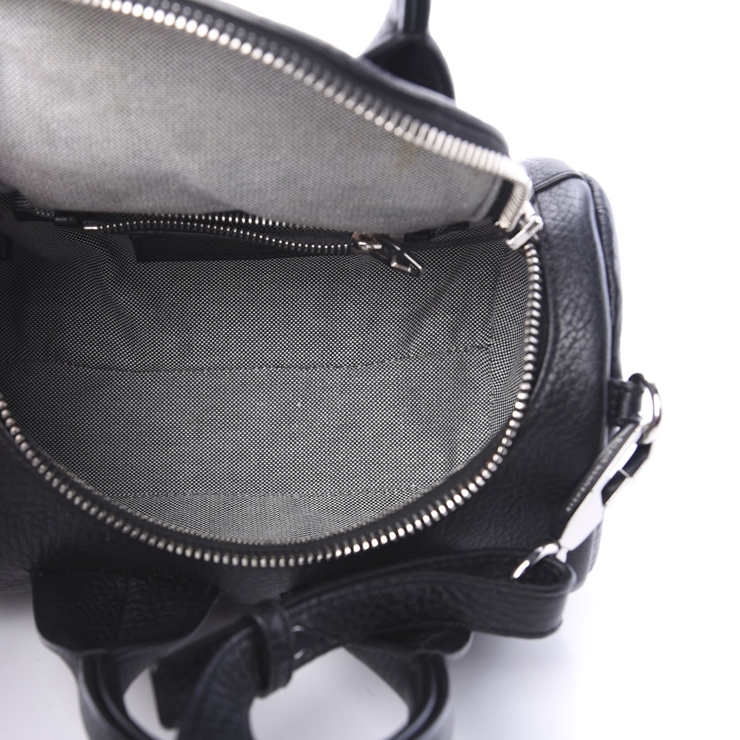 Alexander Wang Pebbled Lambskin Rockie Black Rhodium Hardware 4 of 12