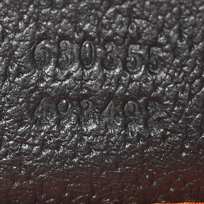Gucci Econyl Nylon Monogram Off The Grid Long Tote Bag Carrot Orange Black 7 of 10