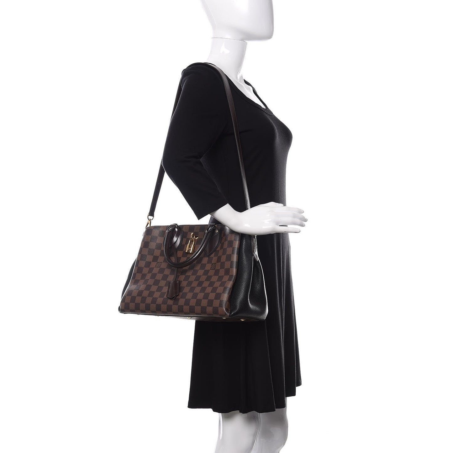 Cuir Taurillon Damier Ebene Normandy Black