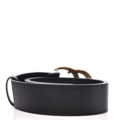Gucci Calfskin Double G 40mm Belt 80 32 Black 3 of 6