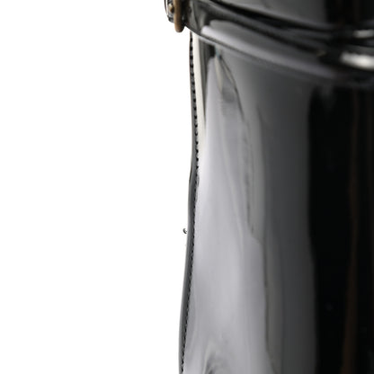 Saint Laurent Patent Knee High Boots 37.5 Black 8 of 8