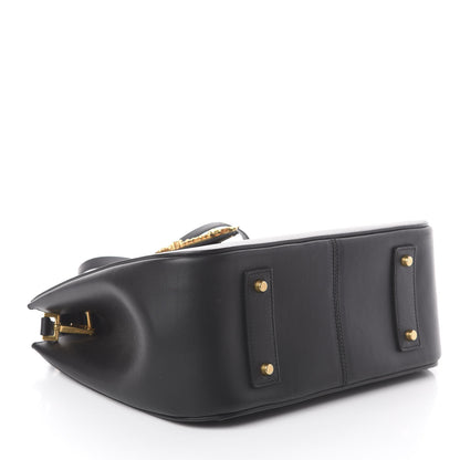 Versace Vitello Barocco Virtus Small Top Handle Shoulder Bag Black 3 of 8