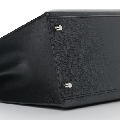 Hermes Epsom Kelly Sellier 40 Black 9 of 11