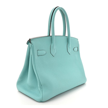 Hermes Togo BIRKIN 30 Bleu Atoll 3 of 15