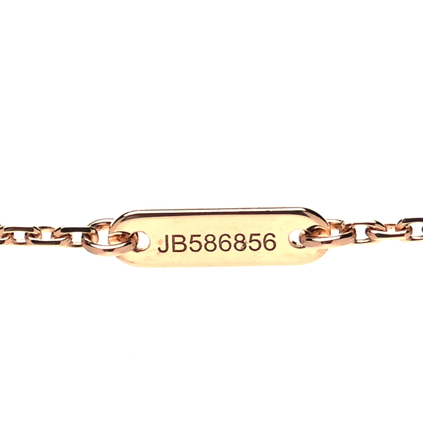 18K Rose Gold Sweet Alhambra Pendant Necklace