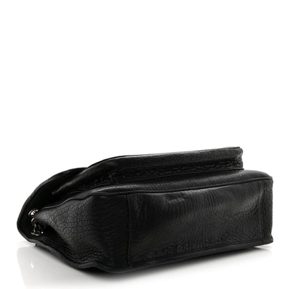 Saint Laurent Grained Lambskin Monogram Large Niki Chain Satchel Black 4 of 13