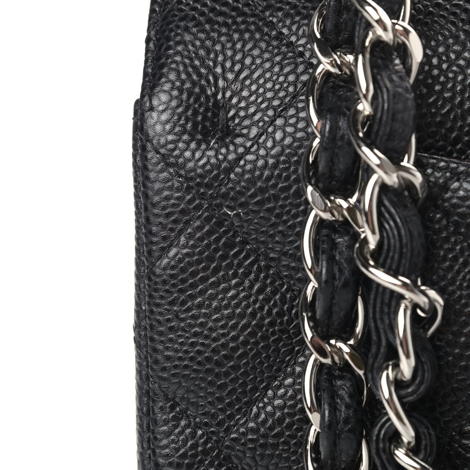 Chanel Caviar Quilted Jumbo Double Flap Black 11 of 11