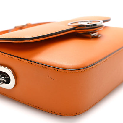 Gucci Senna Calfskin Petite GG Top Handle Shoulder Bag Orange 9 of 10