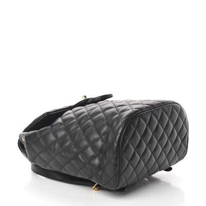 Chanel Lambskin Quilted Small Urban Spirit Backpack Black 3 of 9