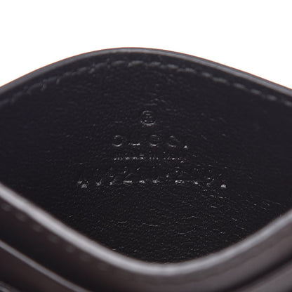 Gucci GG Supreme Monogram Card Holder Black Grey 6 of 7