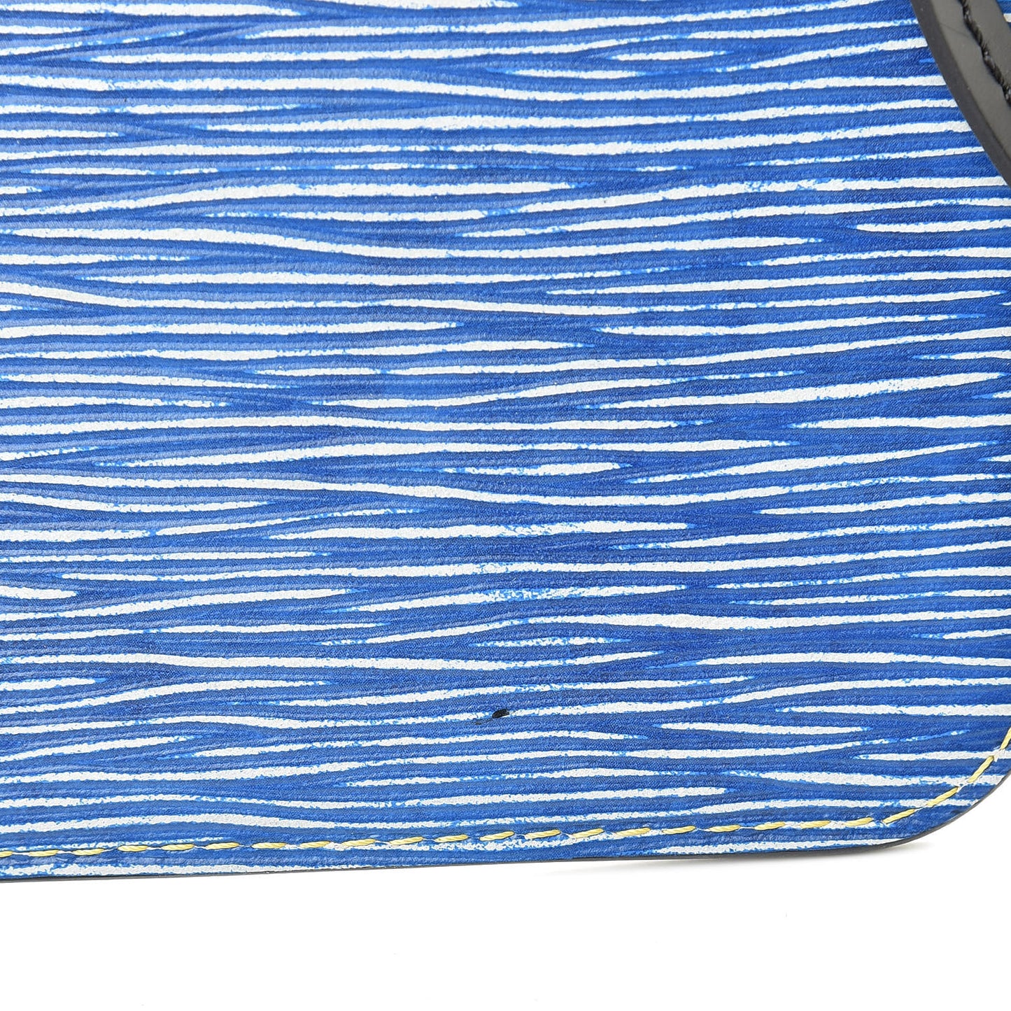 Epi Neverfull Pochette MM Denim Light