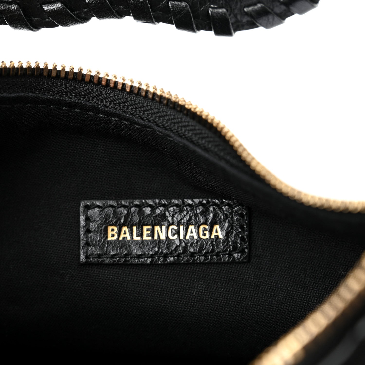 Balenciaga Agneau Arena Pin Embellished Le Cagole Shoulder Bag XS Black 6 of 10