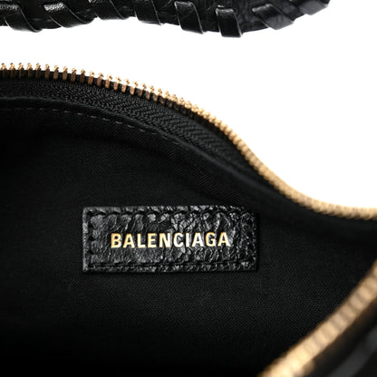 Balenciaga Agneau Arena Pin Embellished Le Cagole Shoulder Bag XS Black 6 of 10