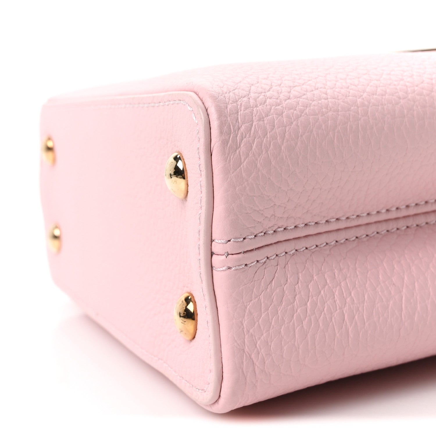 Louis Vuitton Taurillon Marble Capucines Mini Pink 9 of 9