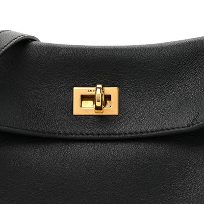 Balenciaga Natural Smooth Calfskin Small Rodeo Top Handle Handbag Black 9 of 11