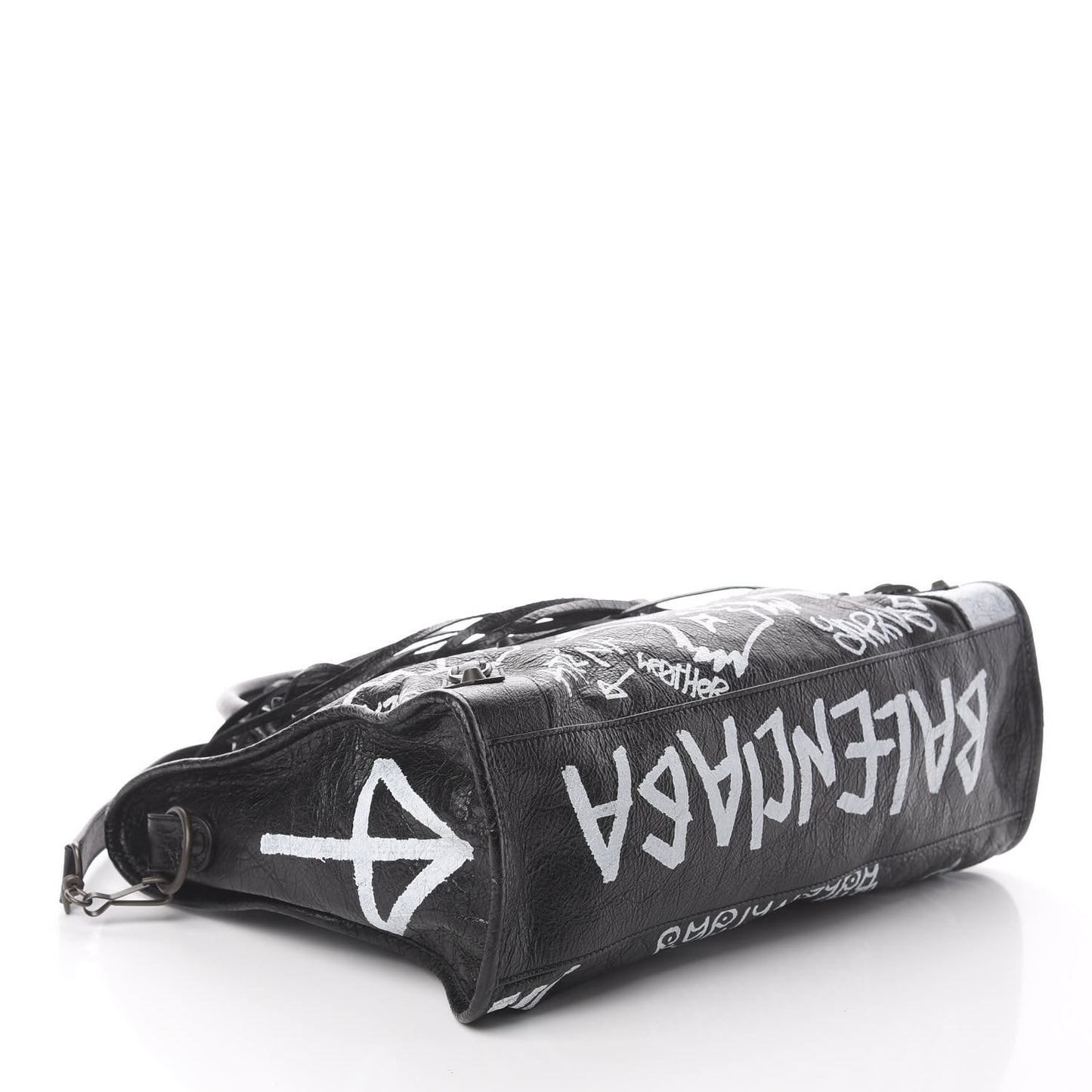 Agneau Arena Graffiti All Over Classic Hardware City Black White
