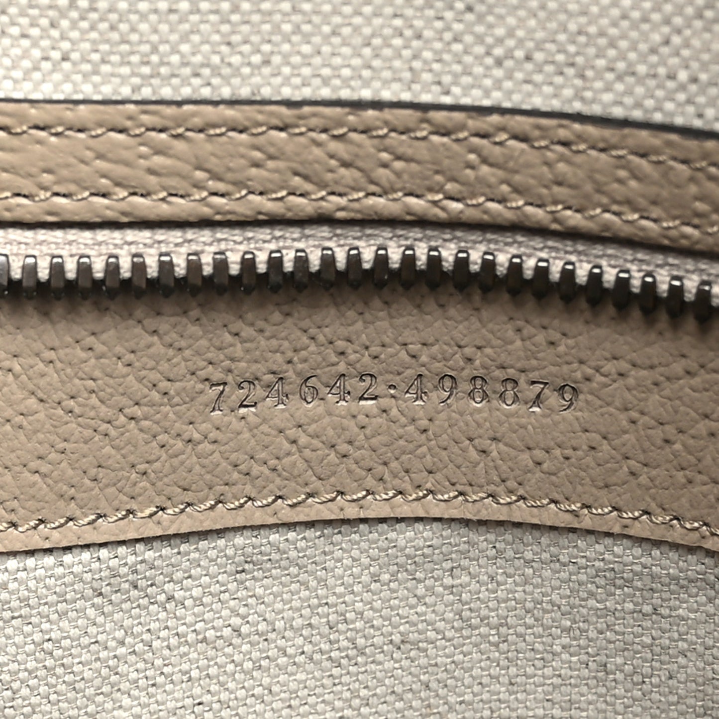GG Supreme Monogram Textured Dollar Calfskin Web Medium Savoy Duffle Bag Beige Mystic White Oatmeal