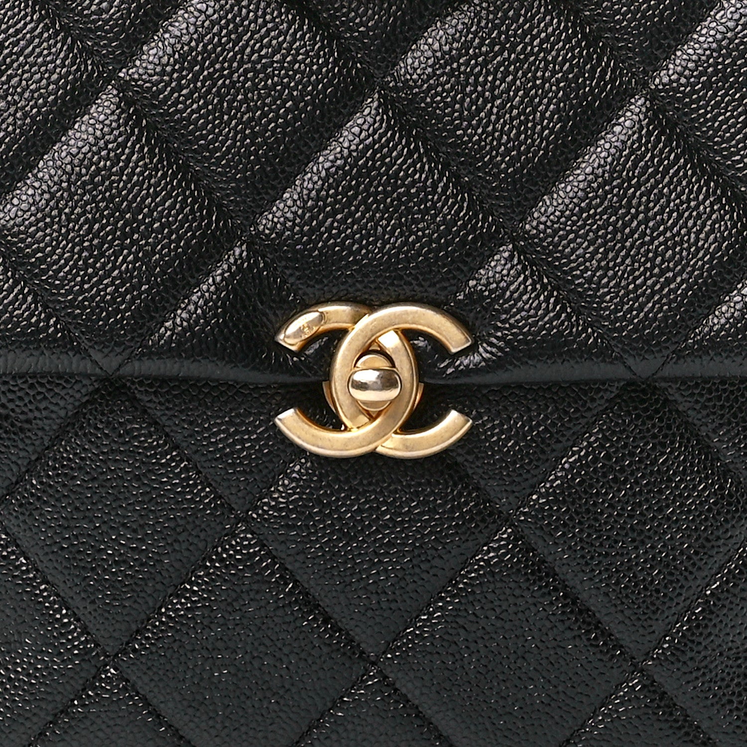 Chanel Shiny Caviar Quilted Chain Melody Backpack Black 8 of 11
